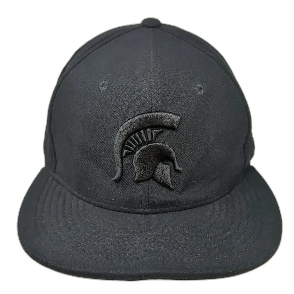 Nike Baseball Cap Black One Size Michigan State Spartans Tonal Dri-FIT Hat